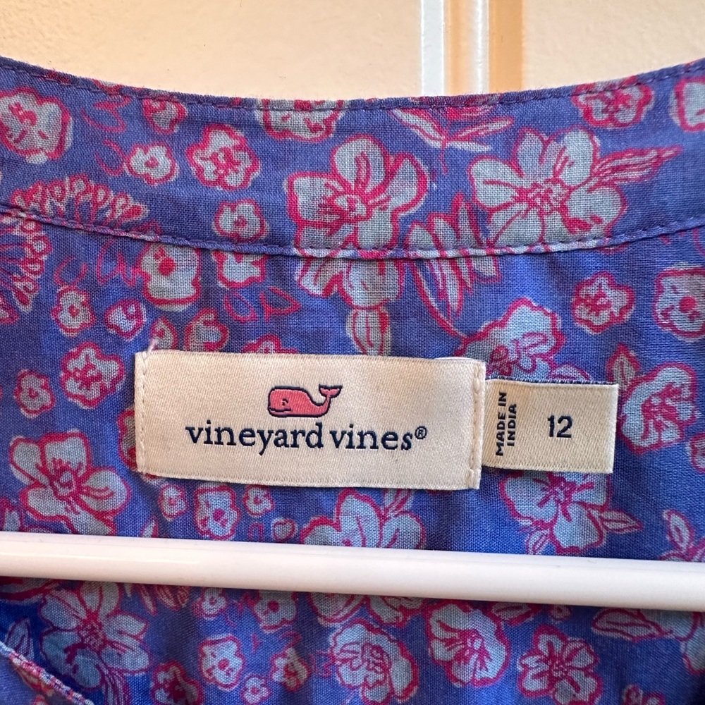 Vineyard Vines Purple Floral Dress - Picture 2 of 3